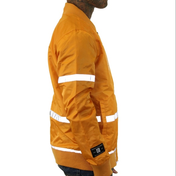 Well Established No Division Nylon Jacket Mustard - Picture 2 of 6